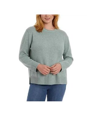 Ella Moss Relaxed Crewneck Sweater in Sage